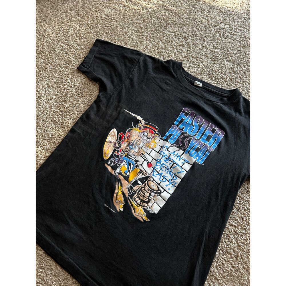 Vintage 1988 Faster Pussycat Hair Metal tee